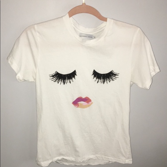 Lips & Lashes tee - Picture 2 of 4